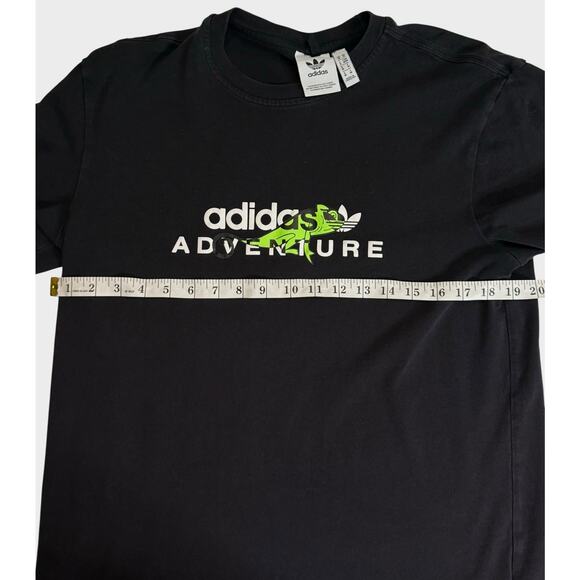 Adidas Adventure Lizard Graphic Tee Black Men’s Medium - Picture 8 of 10